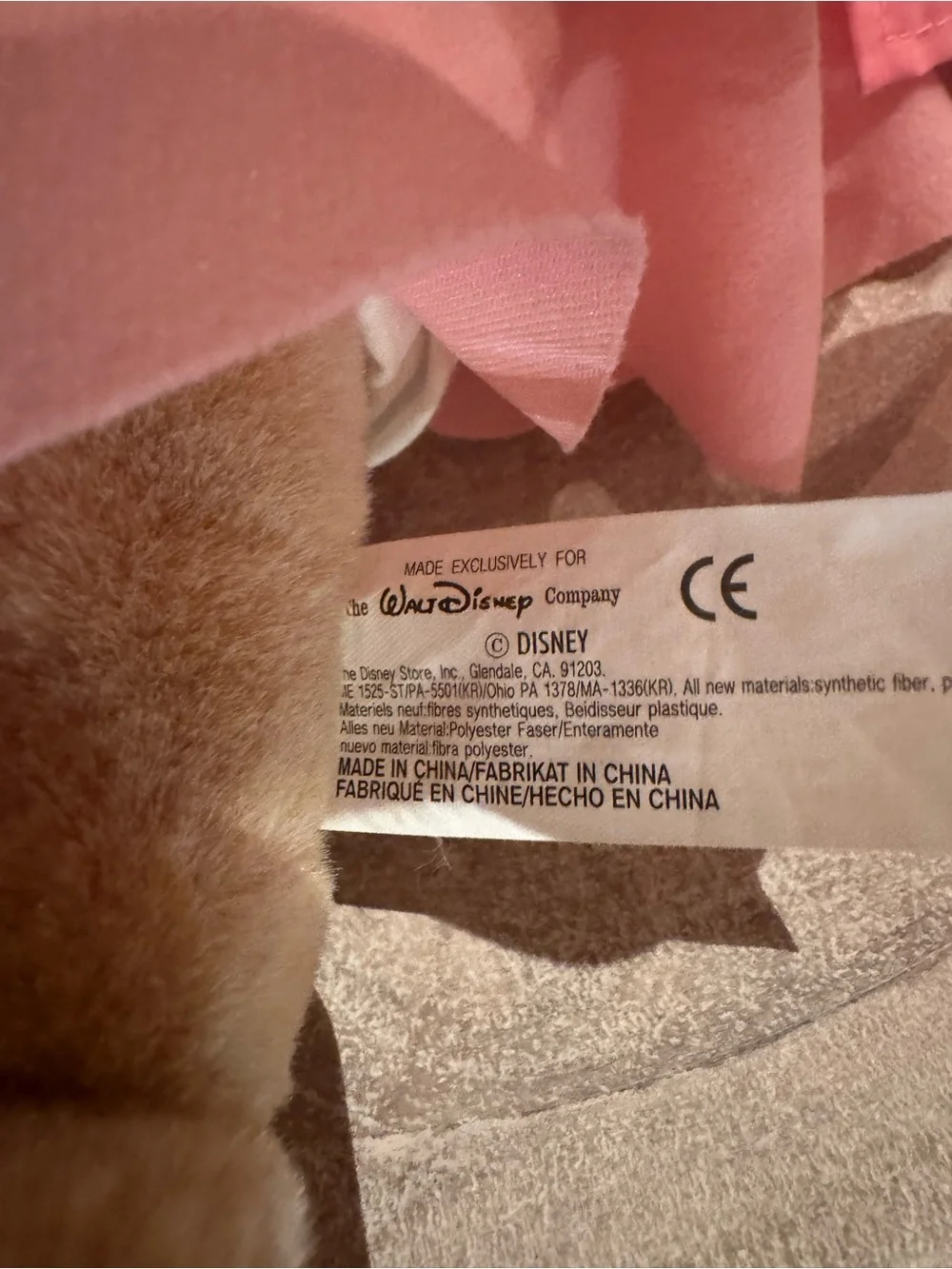 Disney soft stuffed
